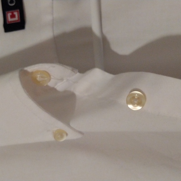 Chaps white dress shirt 15-15 1/2. 33-33 button down twill - Picture 8 of 8